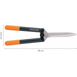 Fiskars PowerLever HS52 Nożyce ogrodowe do żywopłotu, 59cm (114750) 1001564