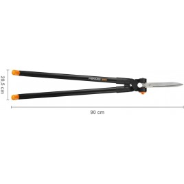 Fiskars PowerLever GS53 Dźwigniowe nożyce do trawy i żywopłotu 90cm (113710) 1001565