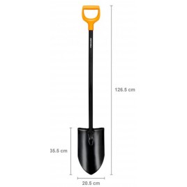 Fiskars Solid+ Szpadel ostry XL, 113,5cm 1067516