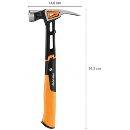 Fiskars IsoCore L 20oz / 13,5" Młotek stolarski, 34cm 1020214