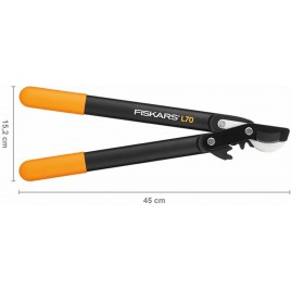 Fiskars PowerGear L70 Sekator nożycowy (S), 45cm (112190) 1002104