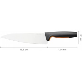 Fiskars Functional Form Zestaw 3 noży w bambusowym bloku 1057553