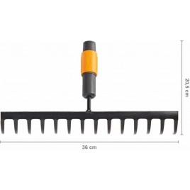 Fiskars QuikFit Grabie 14-zębne (135511) 1000653