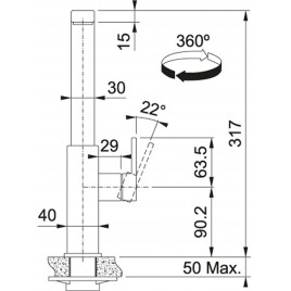 Franke FC 7852 MYTHOS Bateria kuchenna, Stal szlachetna 115.0547.852