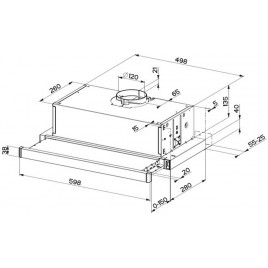 Franke Telescopic FTC 632L WH Okap, Biały 315.0547.797