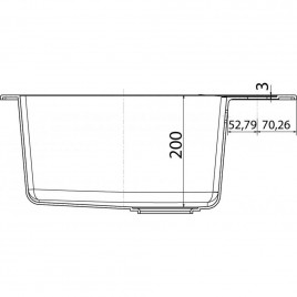 Franke Sirius SID 610, 560x530 mm, zlewozmywak, biały polarny 114.0205.051