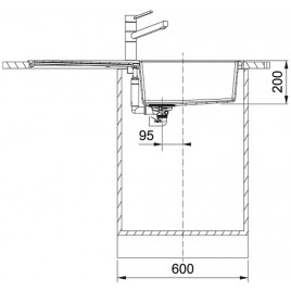 Franke Sirius 2.0 S2D 611-100, 1000x500 mm, zlewozmywak, biały polarny 143.0613.639