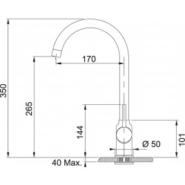 Franke SET G168 (zlewozmywak MRG 611 + bateria FP 9000.071) Onyx 114.0587.950