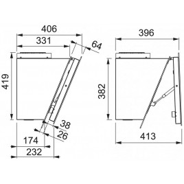 Franke Maris FMA 2.0 807 BK Czarne szkło 330.0550.058