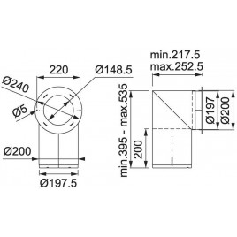 Franke Smart Deco FSMD 508 RS, Okap kuchenny, Różowy mat 335.0530.201