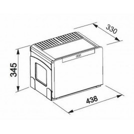Franke Cube 50 (1x14 l, 1x18 l), pojemnik na odpady 134.0055.289
