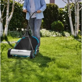 Gardena Plus 400 Ręczna kosiarka bębnowa 40 cm + pojemnik na trawę 11765-20