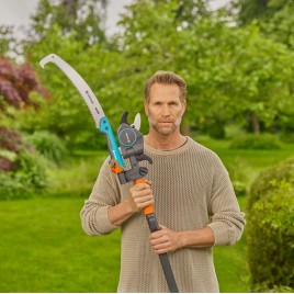 GARDENA StarCut Pro L Nożyce do gałęzi – zestaw z piłą (175–400 cm) 12082-20