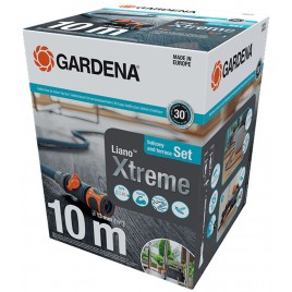 GARDENA Liano Xtreme Wąż tekstylny (1/2"), 10m adapter do kranów, zestaw 18490-20