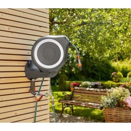 Gardena RollUp M Bęben naścienny, 20m, biały 18612-20