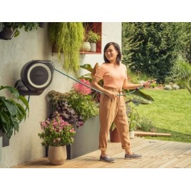 Gardena RollUp M Bęben naścienny, 20m, biały 18612-20