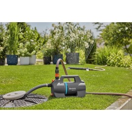 GARDENA Silent 4100 Pompa ogrodowa z wężem ssącym, zestaw 9052-20