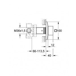 GROHE Allure Brilliant przełącznik pięciodrożny 19798000