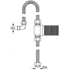 GROHE Talentofill zestaw przyłączeniowy, DN 20, 28995000