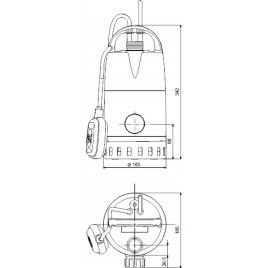 Grundfos UNILIFT CC 9-A1 Pompa zatapialna 96280970