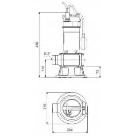 Grundfos UNILIFT AP.353.50.06.A1V Pompa zatapialna 96468356