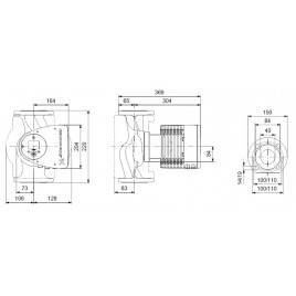 Grundfos MAGNA3 40-80 F 220 1x230V PN6/10 Bezdławnicowa pompa obiegowa 97924268