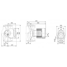 Grundfos MAGNA3 50-60 F 240 1x230V PN6/10 Pompa obiegowa 97924281