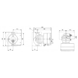 Grundfos MAGNA3 32-120 180 1x230V Pompa obiegowa PN10, 98609707