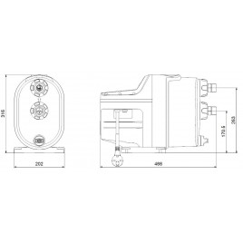 Grundfos SCALA 1 3-45 BVBP Pompa samozasysająca wielostopniowa, 99530405