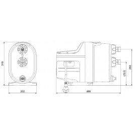 Grundfos SCALA 1 5-55 BVBP Pompa samozasysająca wielostopniowa 99530407