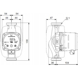 Grundfos ALPHA2 15-80 130 mm 1x230V Pompa obiegowa 99411116