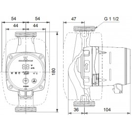 Grundfos ALPHA3 25-40 180 mm 1x230V Pompa obiegowa, 99371956