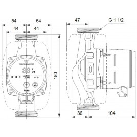 Grundfos ALPHA3 25-60 180 mm 1x230V Pompa obiegowa 99371959