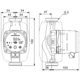 Grundfos ALPHA2 32-40 180 mm 1x230V Pompa obiegowa 99411207