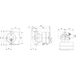 Grundfos MAGNA3 25-120 180 1 x 230 V pompa obiegowa PN10, 97924248