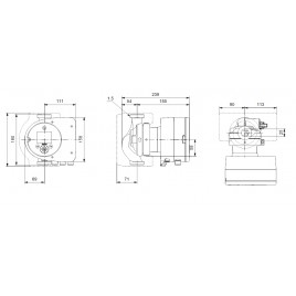 Grundfos MAGNA3 25-100 180 1x230V Pompa obiegowa PN6/10 97924247