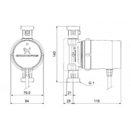 Grundfos Comfort UP 15-14 BX PM Pompa cyrkulacyjna 97916772