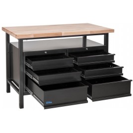 GÜDE Stół warsztatowy P 1200 SS Black Line 40839
