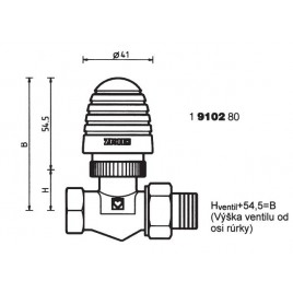 HERZ Napęd ręczny do zaworów termostatycznych Design M 30 x 1,5 1910298