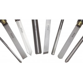 Holzmann Profesjonalne dłuta tokarskie (8 sztuk) H8TLGN