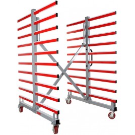 Holzmann Dwustronny rozciągany wózek lakierniczy stojak (45kg/900kg) TAW70DUO