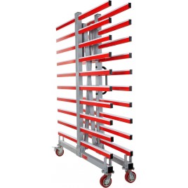 Holzmann Dwustronny rozciągany wózek lakierniczy stojak (45kg/900kg) TAW70DUO
