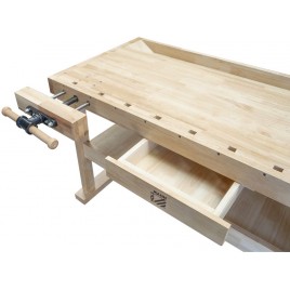 Holzmann Strugnica, stół stolarski (150kg/1600x820mm) WB160L