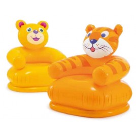 INTEX HAPPY ANIMAL CHAIR Dmuchane krzesło 65 x 64 x 74 cm, miś 68556