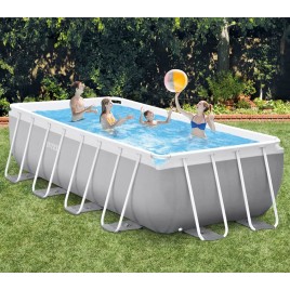 INTEX PRISM FRAME RECTANGULAR PREMIUM POOLS Basen set 488 x 244 x 107 cm 26792GN