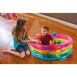 INTEX BABY BALL PIT W basenie z trzema pierścieniami 86 x 25 cm 48674