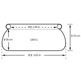 INTEX Easy Set Pool Basen 305 x 76 cm 28120NP