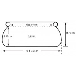 INTEX Easy Set Pool Basen 305 x 76 cm pompa kartuszowa 28122GN