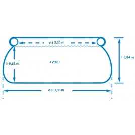 INTEX Easy Set Pool Bsen 396 x 84 cm pompa kartuszowa 28142NP