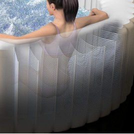 INTEX PureSpa Bubble Massage HWS 1100 Dmuchany Basen 216 x 71 cm 6 osobowe 28428